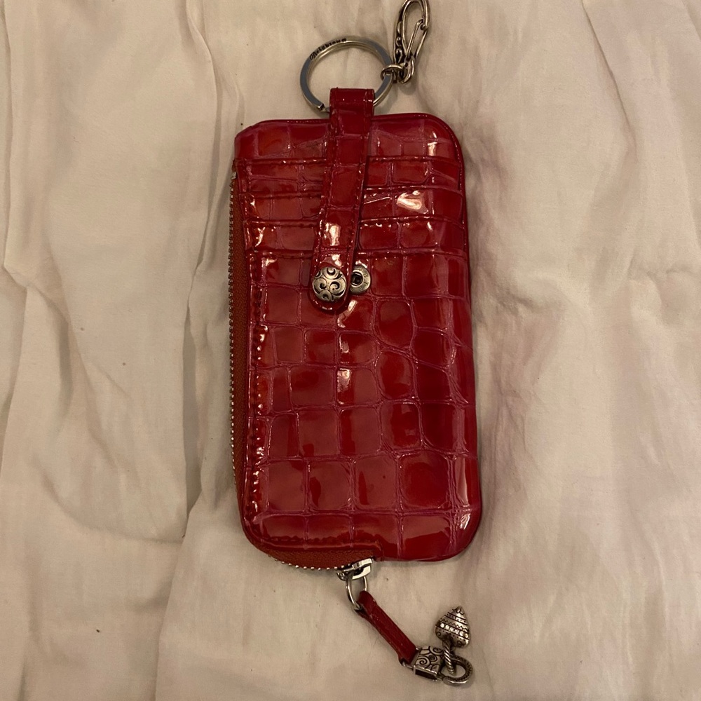 Brighton pink patent wallet